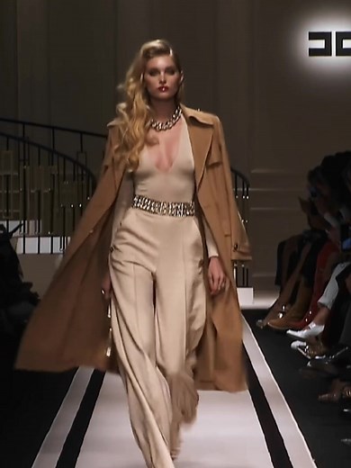 Elsa Hosk Walks the Catwalk for Elisabetta Franchi