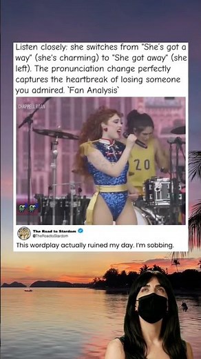 This lyric change hurts... 💔 #ChappellRoan #SongMeaning #Heartbreak #LiveMusic #OutsideLands2024