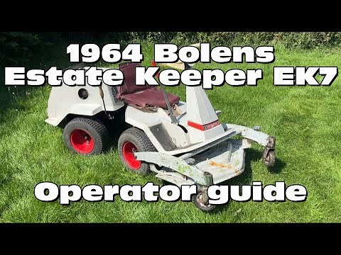 1964 Bolens Estate Keeper EK7 - Operator guide