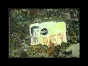 Howard Cosell Gag by Fans on Monday Night Football 1980