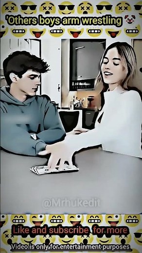 Girls vs Boys arm wrestling #sigma #trollface #edit