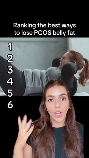 My top 6 ways to lose belly fat with PCOS! When it comes to losing weight with PCOS, it’s not about cutting calories or doing situps for hours. Instead, focusing on the root causes such as insulin resistance, inflammation, and high cortisol can help you reverse your PCOS symptoms and lose weight with PCOS much easier. #pcos #pcosweightloss #pcosbelly #pcosdiet #pcosworkout #greenscreen
