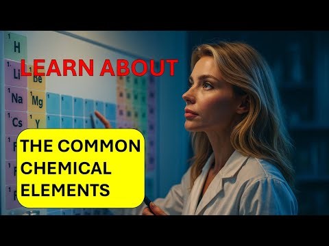 Learn About The Common Chemical Elements