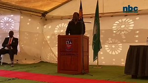 2.1K views · 48 reactions | President Hage Geingob officially inaugurated the Outjo Community Legacy Center, calling on those who have the means to provide a conducive environment for the needy to do so. On the same occasion, the founder of Project Never Walk Alone, Tim Ekandjo, donated 1647 pairs of locally made shoes to the children of Outjo. Report: Eveline Paulus #NBCNews #nbcdigitalnews #nbcDSTV282 #nbcGOtv91 | NBC Digital News | Facebook