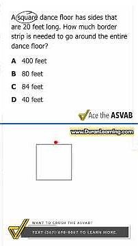 ASVAB Arithmetic Reasoning: Perimeter Word Problems