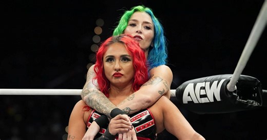 Nixon Newell and Miranda Alize kissed on AEW, and it was normal - Outsports