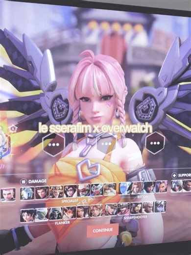 El adorable collab de Overwatch con LE SSERAFIM