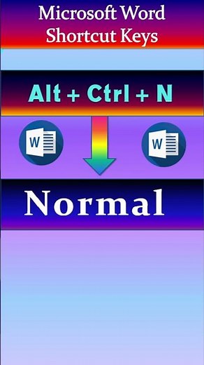 Ms word Shortcut keys 🖥️🖥️