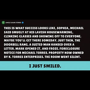 20K views · 376 reactions | He Mocked My Success at His Housewarming — Then Got Served a Foreclosure Notice… With My Company’s Name on It. - Reddit Stories #redditstories #storytime #redditreadings #shareyourstory #redditcommunity #realpeoplerealstories #reddittales #redditexperiences | Jungle Safari Stories | Facebook