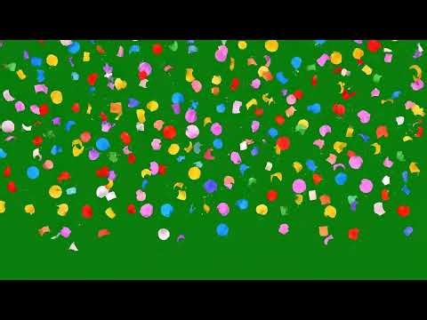 Celebration Green Screen | Party Effect VFX Overlay 🎉