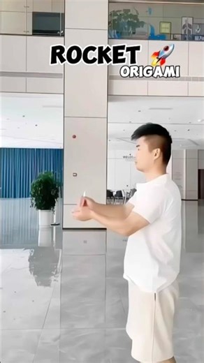 How to make rocket with paper | Rocket 🚀 origami #diy #origami