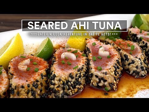Seared AHI TUNA Recipe - Catch n Cook!