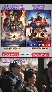 Superman vs avatar fire and ash movie worldwide colletion #marvel#movie vs #hollywood #worldwide #colletion | Movies Critic