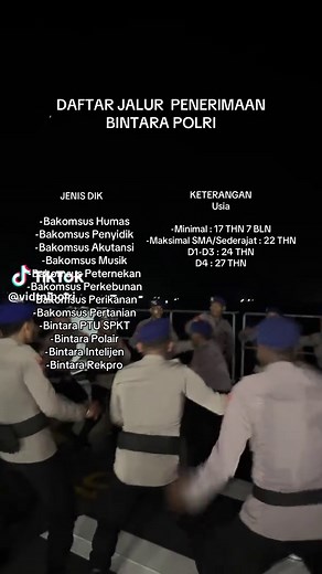 Penerimaan Polri 2026: Informasi dan Jenis Jalur