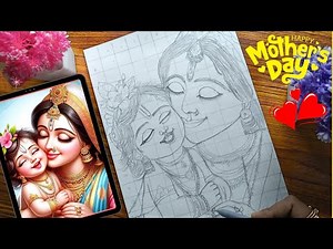 How to Draw Mom with Baby – Easy Mother’s Day Drawing Tutorial ❤️👩‍👧‍👦