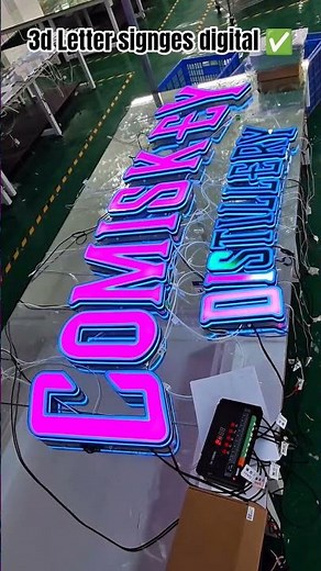 3D Acrylic Letters. #acrylic 🔥#acrylicletters #3dletters #3d #diy #sign #signage✅
