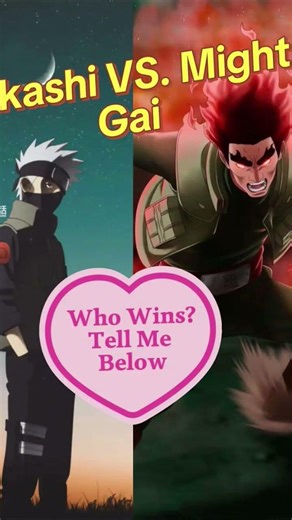 Kakashi VS Might Guy - The Ultimate Naruto Showdown