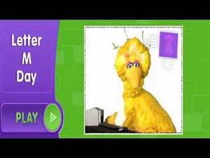 Sesame street Letter M day with Big Bird