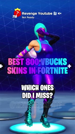 Best 800 VBucks Skins in Fortnite! 🔥
