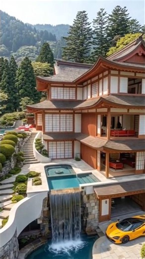 Japanese modern house #dreamhome #luxuryhomes #luxuryliving