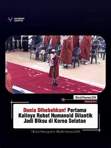 Kuil Jogye di Seoul, Korea Selatan, mendadak jadi sorotan setelah untuk pertama kalinya menahbiskan alias melantik robot humanoid sebagai biksu Buddha. Robot bernama Gabi itu langsung mencuri perhatian publik karena tampil layaknya manusia sungguhan. ​Robot Gabi diketahui merupakan humanoid G1 buatan Unitree Robotics asal China. Tingginya sekitar 130 sentimeter dan tampil mengenakan jubah biksu lengkap dengan helm menyerupai kepala plontos khas biksu Buddha. ​Dalam prosesi pelantikan, Gabi berdi