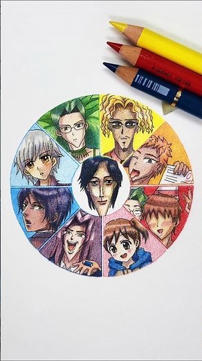 #学園ハンサム #顎 #ago #colorwheel #colormixing