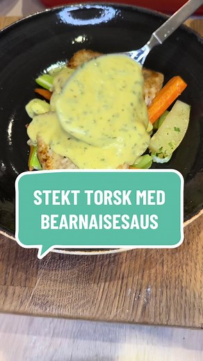 Stekt Torsk med Bearnaisesaus – Enkel Oppskrift
