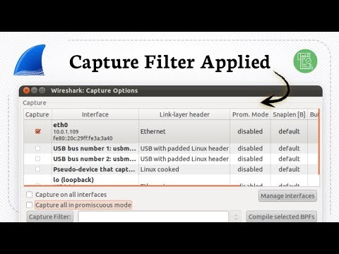How to disable promiscuous mode in Wireshark