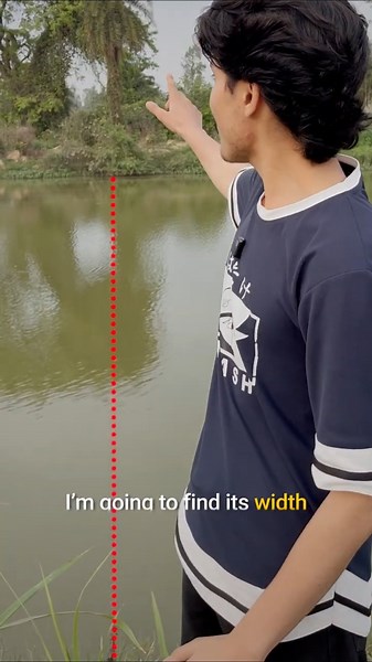 I Measured This Pond Without Touching It 😱