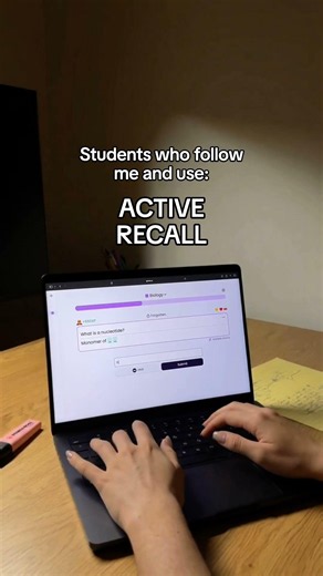🛑 4 biology study techniques that actually work ⬇️