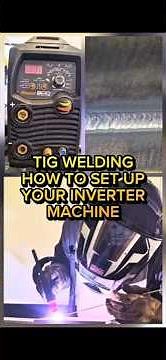 TIG WELDING HOW TO set up inverter MACHINE