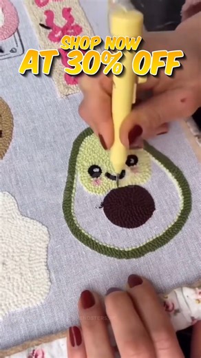 @trendstersdotpk on Instagram: "🧵 Embroidery Punch Needle Pen Set – Create Beautiful 3D Designs at Home! Turn your creative ideas into stunning handmade embroidery with the Embroidery Punch Needle Pen Set. This easy-to-use tool helps you create soft, raised, and professional-looking designs on fabric in just minutes. Perfect for beginners, DIY lovers, and craft enthusiasts! ✨ Why You’ll Love It: Creates beautiful 3D and fluffy embroidery patterns Easy to use – perfect for beginners and professi