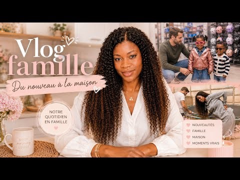 Vlog famille | Du nouveau à la maison & un petit craquage chez Decathlon