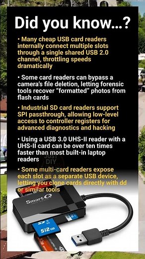 Card readers: hidden limits, data recovery tricks and security risks revealed