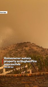 The terrifying new wildfire burning out of control north of Los Angeles that has already torched 3,400 acres could “go nuclear,” a wildfire expert warned. https://trib.al/98kpnY8 | New York Post