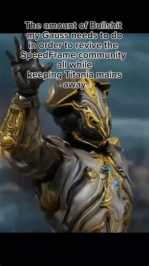Follow me so I can be noticed by DE to get a gauss speed rework. A dream that all living beings transcendent or not must see the day gauss beats Titania in speed the legit way🥺🌟 #warframetiktok #speedframe #Gaussprime #de #Diver