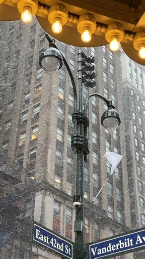 First snowstorm in New York City in two years. 🌨️ #winter #snowday #newyorkcity