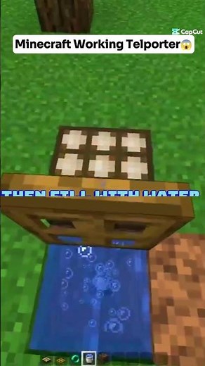 Minecraft Night Teleporter😱 #buildhacks #minecraft