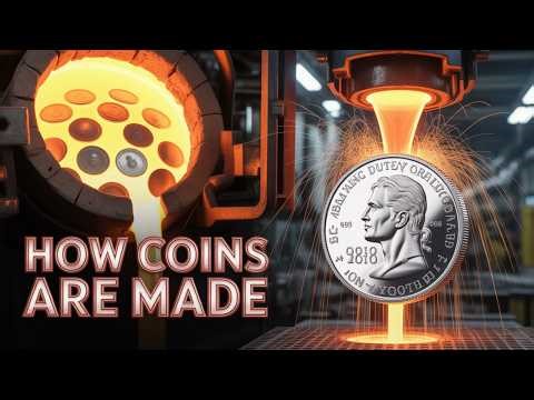 Inside a U.S. Coin Factory — How Coins Are Made (Full Process)