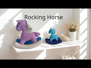 Rocking horse tutorial amigurumi pattern