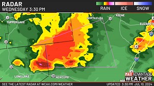 A Tornado Warning has been issued for the shaded portion of Essex, Franklin County until Jul 10 4:00PM. Radar has detected a severe storm capable of producing a tornado. Seek shelter in a basement or the lowest room of a sturdy building NOW if you live in the warning area. Cars and mobile homes are not safe. Wear sturdy shoes and stay away from windows. Flying debris can cause damage or life-threatening injuries. Watch WCAX for more details and track the storm with the WCAX Weather App. | WCAX-T