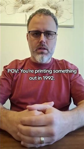 dot matrix printers were something else...