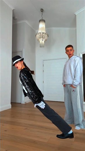 Jasmin is defying gravity… 😱 100K LIKES FOR THE BEHIND THE SCENES! 🎥 #shorts #michaeljackson