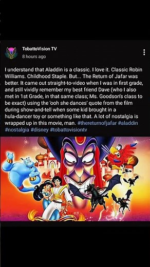 The Return of Jafar was better...