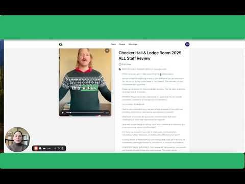 How to use GEEK Video for Employee Reviews