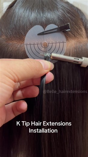 K-Tip Hair Extensions Installation Tutorial