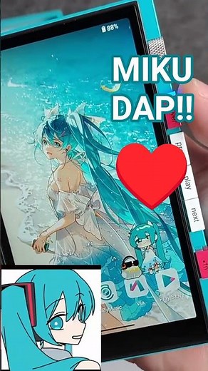 Hatsune Miku Music Player!! #hatsunemiku #miku #musicplayer
