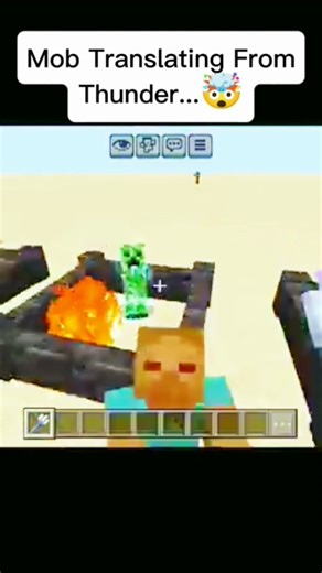 🤯 NO WAY THUNDER JUST CHANGED THIS MOB #Minecraft #Thunder #ChangedMob