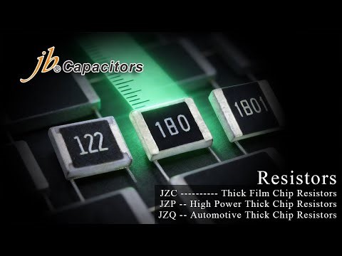 SMD Thick Film Chip Resistors Explained JZC JZP JZQ AEC Q200 High Power 1 Ohm to 22M Ohm