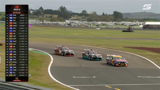 Last eight laps: Triple Eight, Walkinshaw TWG drivers battle | Supercars